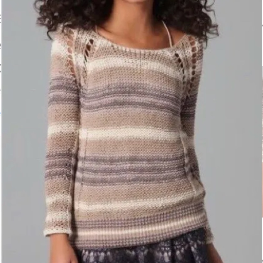 Free People Crotchet sweater, Medium